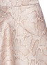 Detail View - Click To Enlarge - STELLA MCCARTNEY - Snake jacquard flared skirt