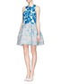 Figure View - Click To Enlarge - TANYA TAYLOR - Kylie floral print flare dress