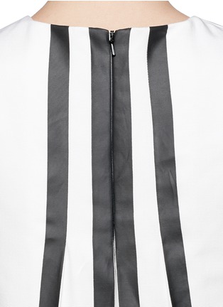 Detail View - Click To Enlarge - RAG & BONE - Nora tape stripe pleat back dress