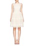 Main View - Click To Enlarge - ALICE & OLIVIA - Giola floral lace embroidery fit-and-flare dress