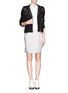 Figure View - Click To Enlarge - 3.1 PHILLIP LIM - Front bib sleeveless shirt dress