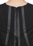 Detail View - Click To Enlarge - RAG & BONE - Nora lacquer stripe and pleat back shift dress