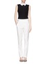 Figure View - Click To Enlarge - JASON WU - Detachable collar sleeveless top