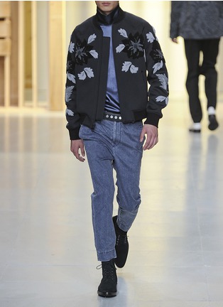  - 3.1 PHILLIP LIM - Floral embroidery bomber jacket