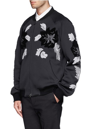 Front View - Click To Enlarge - 3.1 PHILLIP LIM - Floral embroidery bomber jacket