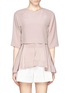 Main View - Click To Enlarge - CHLOÉ - Flare hem double layer silk blouse
