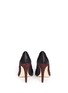 Back View - Click To Enlarge - ALICE & OLIVIA - 'Stacey Wink' coarse glitter pumps 
