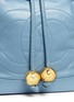 Detail View - Click To Enlarge - VINTAGE CHANEL - CC charm leather bucket bag