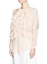 Front View - Click To Enlarge - CHLOÉ - Ruffle silk georgette blouse