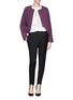 Figure View - Click To Enlarge - CHLOÉ - Cropped wool jacket