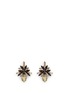Main View - Click To Enlarge - ERICKSON BEAMON - 'Golden Rule' crystal cluster earrings