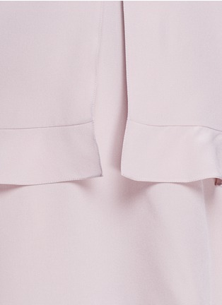 Detail View - Click To Enlarge - CHLOÉ - Double layer ruffle silk skirt