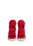 Figure View - Click To Enlarge - ASH - Suede and mesh high top sneakers