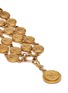Detail View - Click To Enlarge - VINTAGE CHANEL - Logo coin charm multi chain bracelet