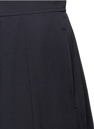 Detail View - Click To Enlarge - VINCE - Pleated silk crepe culottes