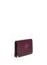 Front View - Click To Enlarge - ALEXANDER WANG - Prisma' heat sensitive leather pouch