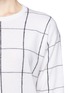 Detail View - Click To Enlarge - THEORY - 'Dreamerly W' merino wool windowpane check sweater