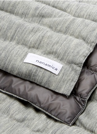 Detail View - Click To Enlarge - NANAMICA - KODENSHI® down puffer wool scarf