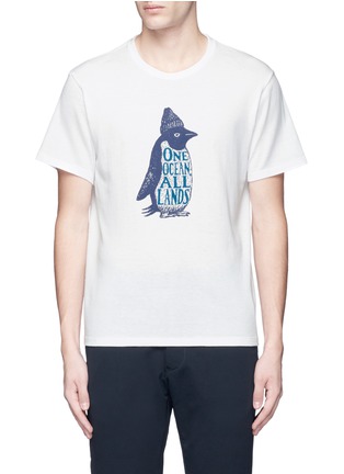 Main View - Click To Enlarge - NANAMICA - Penguin print T-shirt