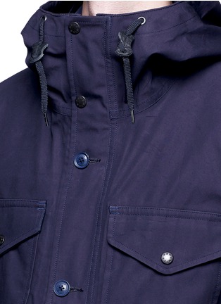 Detail View - Click To Enlarge - NANAMICA - Hooded GORE-TEX® cotton coat