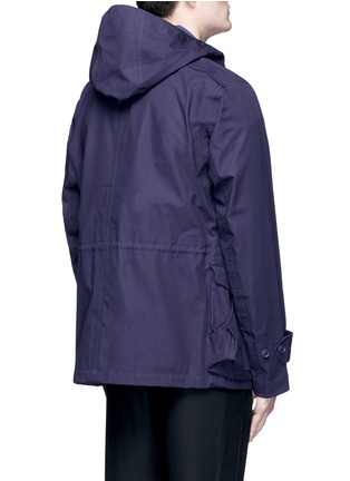 Back View - Click To Enlarge - NANAMICA - Hooded GORE-TEX® cotton coat