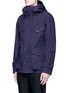 Front View - Click To Enlarge - NANAMICA - Hooded GORE-TEX® cotton coat