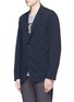 Front View - Click To Enlarge - NANAMICA - 'Travel Light' soft ALPHADRY® tech fabric blazer