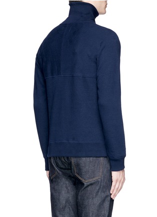 Back View - Click To Enlarge - NANAMICA - Zip turtleneck sweatshirt