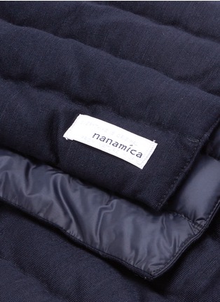 Detail View - Click To Enlarge - NANAMICA - ODENSHI® down puffer wool scarf