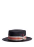 Figure View - Click To Enlarge - MY BOB - 'Canotier' straw boater hat