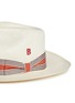 Detail View - Click To Enlarge - MY BOB - 'Jungla' stripe ribbon band straw Panama hat