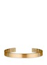 Main View - Click To Enlarge - LE GRAMME - 'Le 21 Grammes' brushed 18k yellow gold cuff