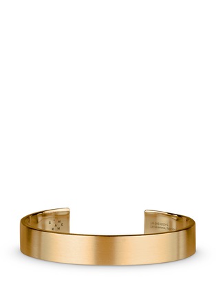 Main View - Click To Enlarge - LE GRAMME - Le 33 Grammes' brushed 18k yellow gold cuff