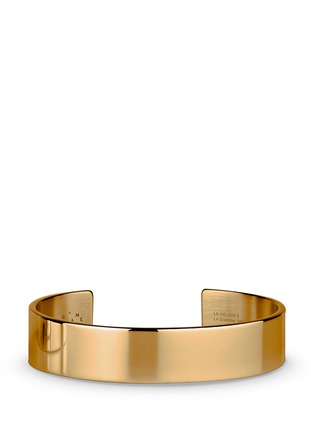 Main View - Click To Enlarge - LE GRAMME - 'Le 41 Grammes' polished 18k yellow gold cuff