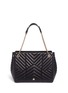 Main View - Click To Enlarge - LANVIN - 'Sugar' medium chevron quilted leather chain shoulder bag