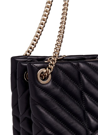 Detail View - Click To Enlarge - LANVIN - 'Sugar' small chevron quilted leather chain shoulder bag