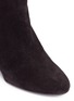 Detail View - Click To Enlarge - LANVIN - Calfskin suede wedge Chelsea boots