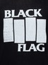 Detail View - Click To Enlarge - R13 - 'BLACK FLAG' Japanese cotton-cashmere T-shirt