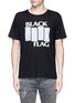 Main View - Click To Enlarge - R13 - 'BLACK FLAG' Japanese cotton-cashmere T-shirt