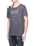 Front View - Click To Enlarge - R13 - 'Punk' distressed cotton-cashmere T-shirt