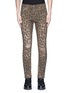 Detail View - Click To Enlarge - R13 - Leopard print jeans