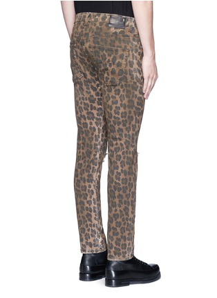 Back View - Click To Enlarge - R13 - Leopard print jeans