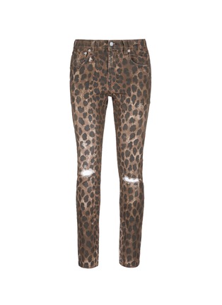 Main View - Click To Enlarge - R13 - Leopard print jeans