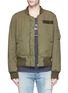 Main View - Click To Enlarge - R13 - 'Destroyed' cotton flight jacket