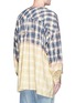 Back View - Click To Enlarge - FAITH CONNEXION - Oversized check plaid bleached shirt