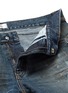 Detail View - Click To Enlarge - FAITH CONNEXION - Paint splatter slim fit washed denim pants