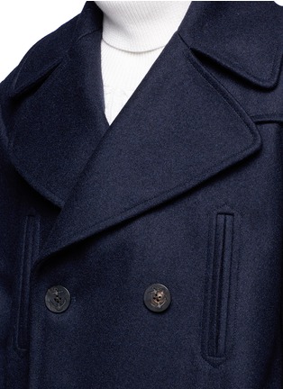 Detail View - Click To Enlarge - FAITH CONNEXION - Oversized wool caban coat