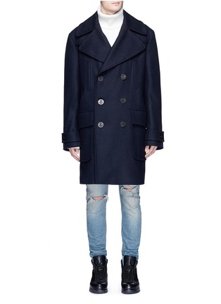 Main View - Click To Enlarge - FAITH CONNEXION - Oversized wool caban coat