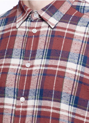 Detail View - Click To Enlarge - FAITH CONNEXION - Check plaid brushed cotton flannel shirt