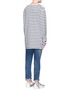 Back View - Click To Enlarge - FAITH CONNEXION - Oversized stripe long sleeve T-shirt